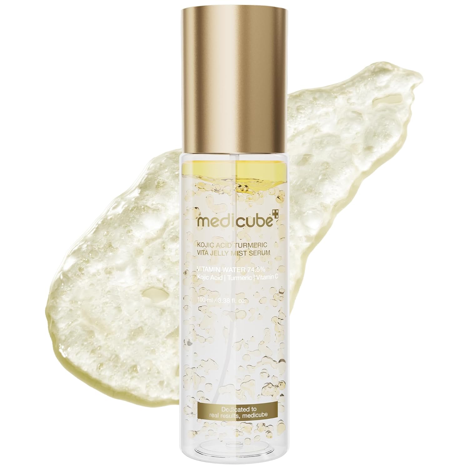 Medicube Jelly Mist Serum with Pink PDRN Collagen – Dual-Texture Glow Spray for Hydration, Radiance & Plump Skin | Niacinamide, Glutathione, Ceramide & Hyaluronic Acid | Korean Skincare | 3.38 fl.oz