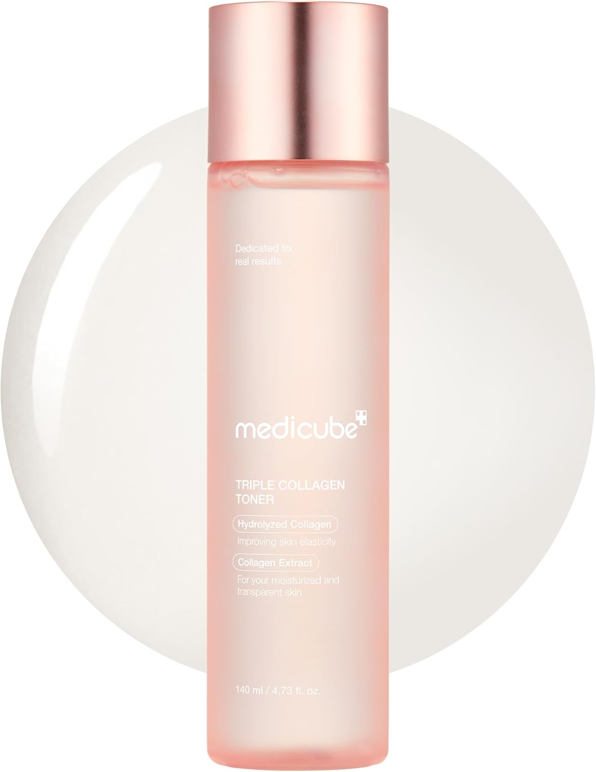 Medicube Triple Collagen Toner — Korean skincare toner with 3 types of collagen for deep hydration, glowing and plumper-looking skin. Lightweight, fast-absorbing, and perfect for daily use