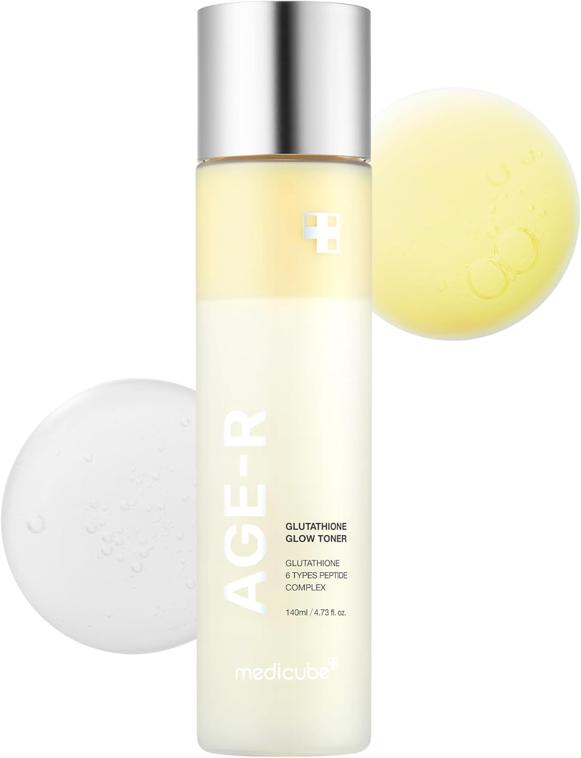 Medicube Age-R Glutathione Glow Milky Toner – Low-Irritation Double Layer Toner for Glass Glow Skin | Peptides, Radiance, Even Skin Tone & Deep Hydration | Korean Skincare