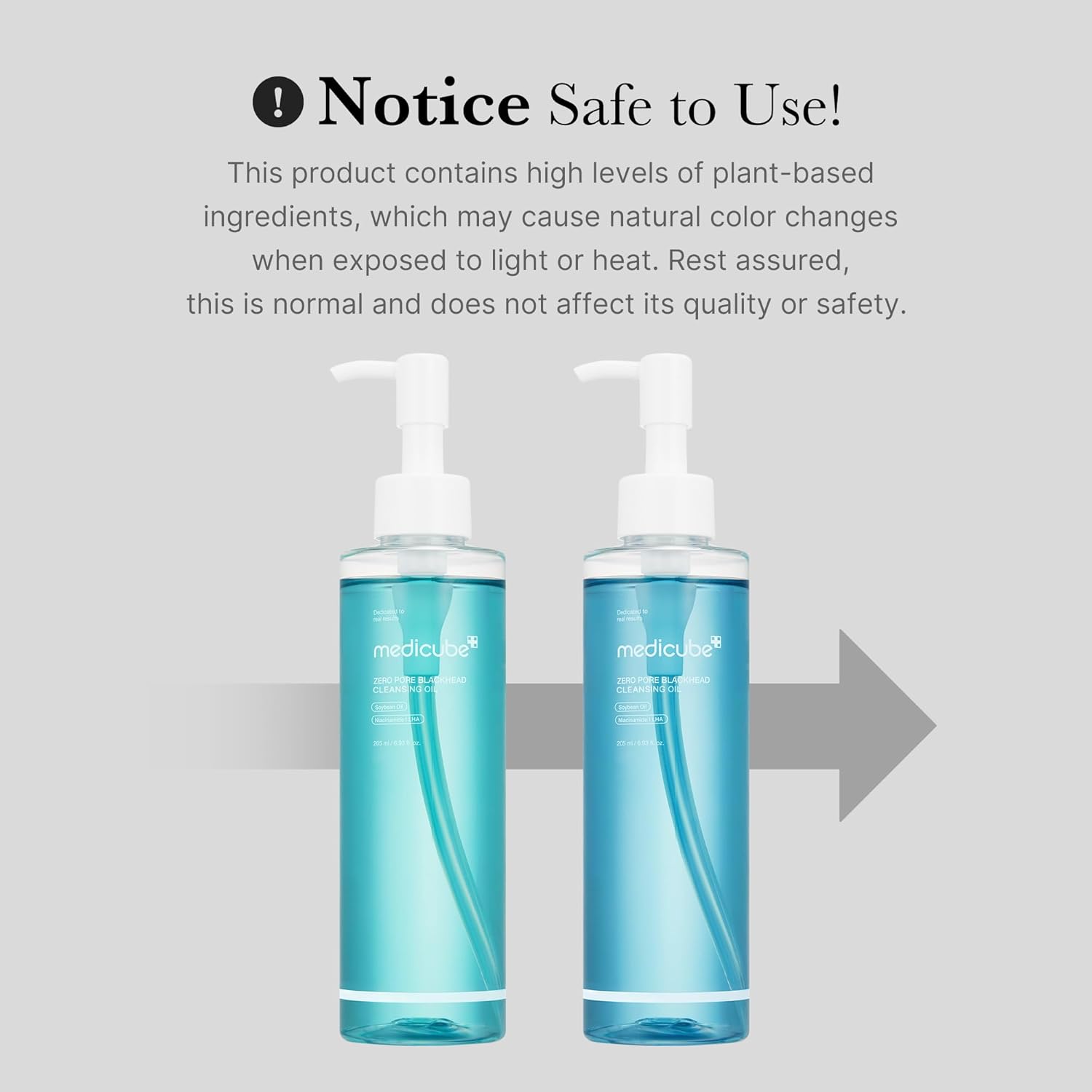 Medicube Zero Pore Blackhead Cleansing Oil – Makeup Remover & Deep Cleansing Oil | Blackhead Care, Pore Purifying & Low-Irritation Formula | Korean Skincare | 205ml (6.93 fl.oz)