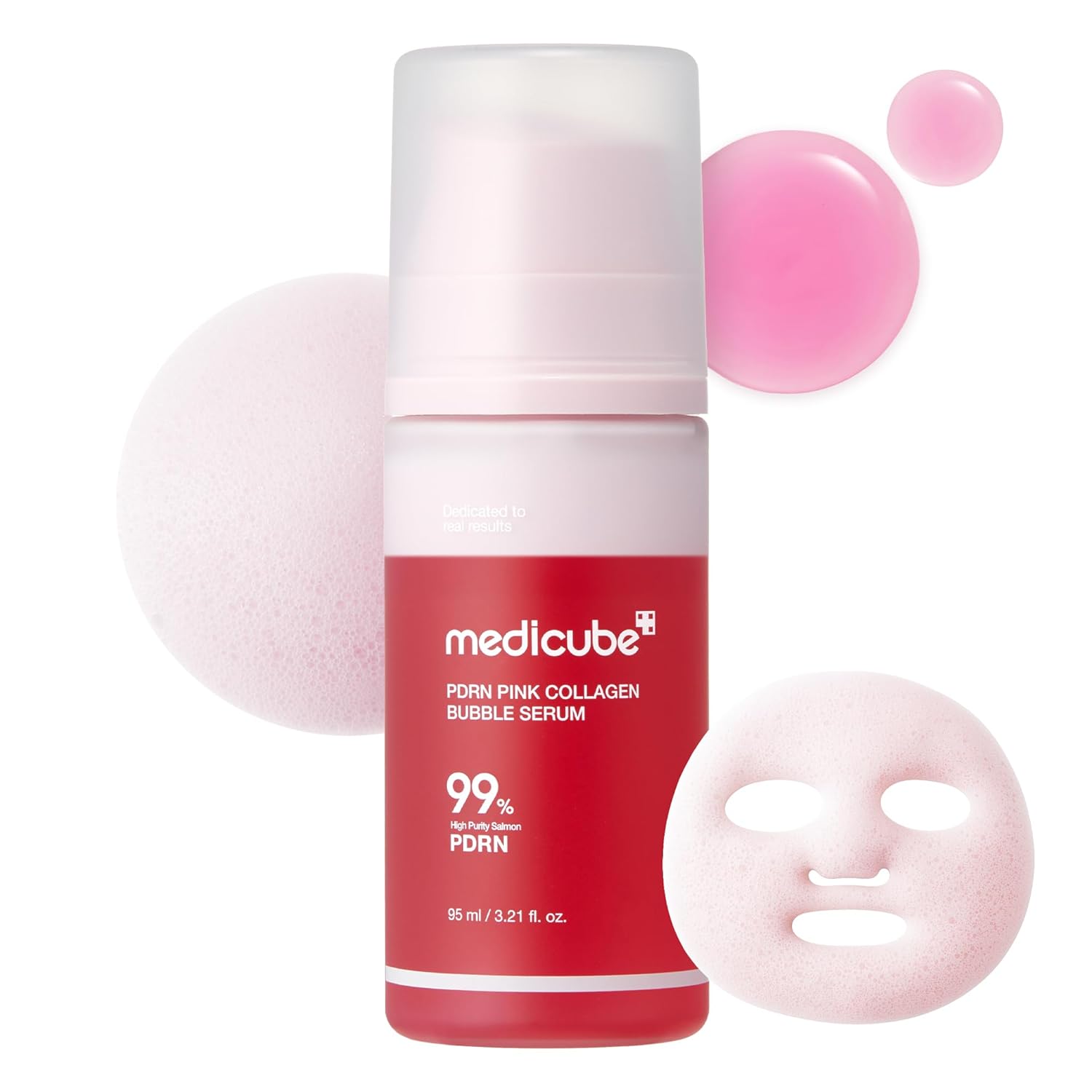 PDRN Pink Collagen Bubble Serum – Bubble-to-Glow Firming Serum for Radiant & Plump Skin