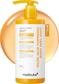 Medicube Body Peel Shot – Gentle Body Brightening & Exfoliating Serum | Kojic Acid & Turmeric + BHA, LHA & PHA for Dead Skin Removal, Uneven Tone & Excess Sebum | Korean Skincare | 9.46 fl.oz