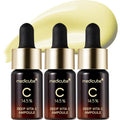 Medicube Deep Vita C Serum 2.0 – 14.5% Pure Vitamin C Brightening Serum | Reduces Hyperpigmentation, Dark Spots & Blemishes | Korean Skincare | 10g × 3 Bottles