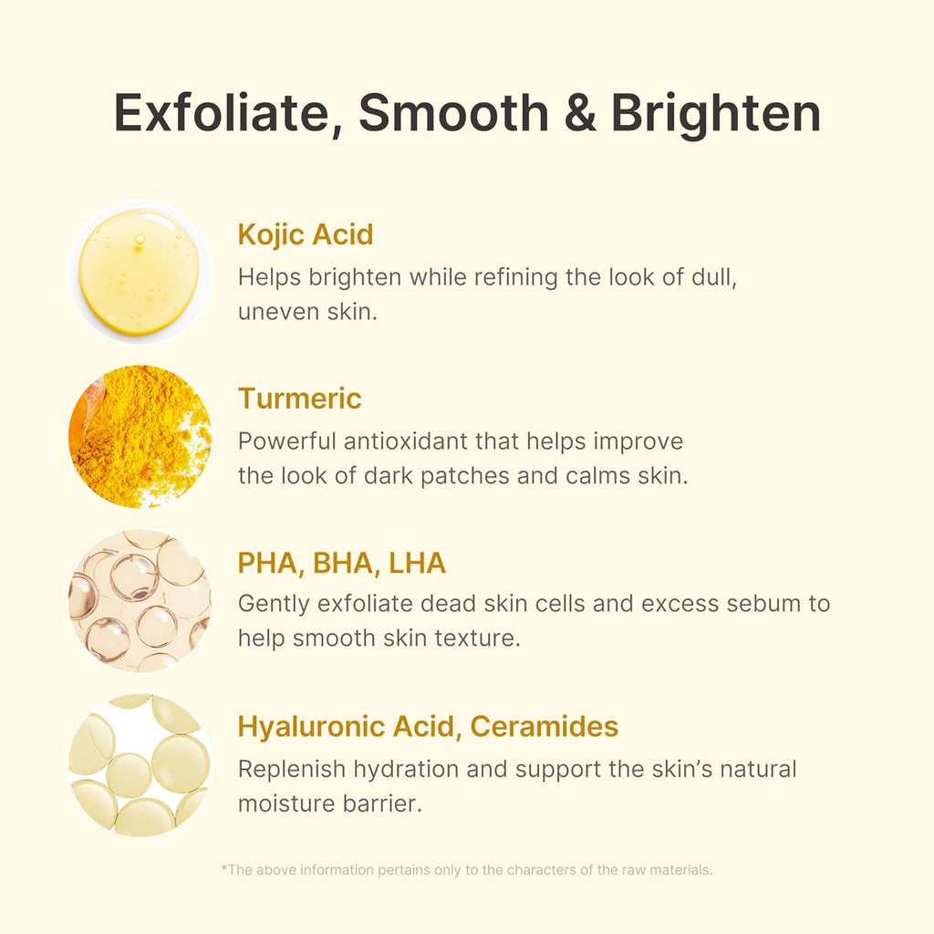 Medicube Body Peel Shot – Gentle Body Brightening & Exfoliating Serum | Kojic Acid & Turmeric + BHA, LHA & PHA for Dead Skin Removal, Uneven Tone & Excess Sebum | Korean Skincare | 9.46 fl.oz