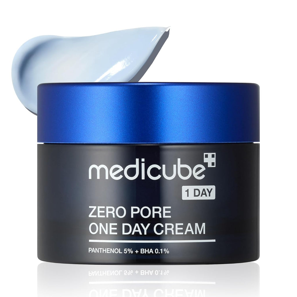 Medicube Zero Pore One-Day Cream – Pore Refining Moisturizer for Visible Pore Reduction | Oil Control, Smooth Skin & Daily Hydration | Panthenol, Salicylic Acid & Niacinamide | Korean Skincare | 1.69 fl.oz
