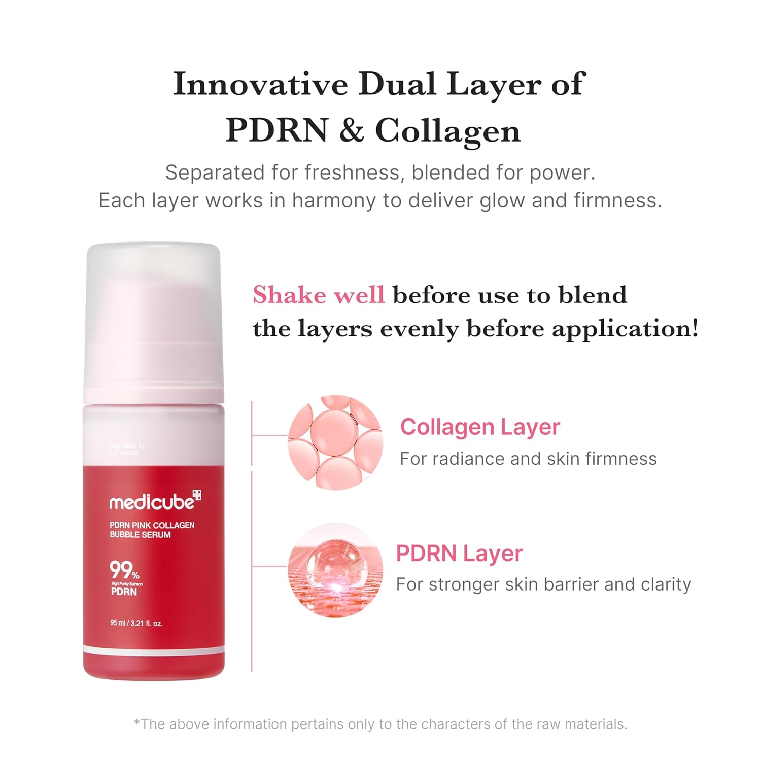 PDRN Pink Collagen Bubble Serum – Bubble-to-Glow Firming Serum for Radiant & Plump Skin