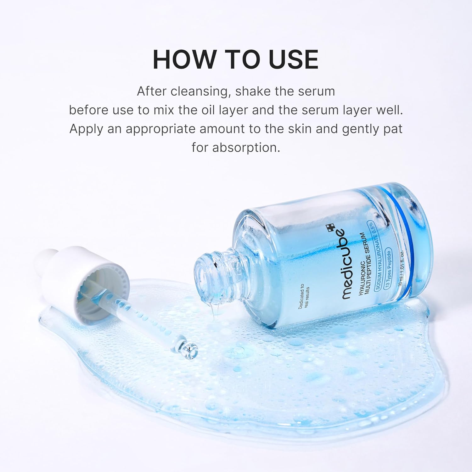 Medicube Hyaluronic Multi Peptide PDRN Serum – Hydrating, Soothing & Glow-Boosting Facial Serum | Lightweight Water-Plumping Formula for Radiant Skin | Korean Skincare | 30ml (1.01 fl.oz)